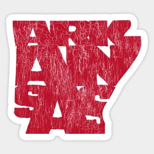 Arkansas Text Sticker